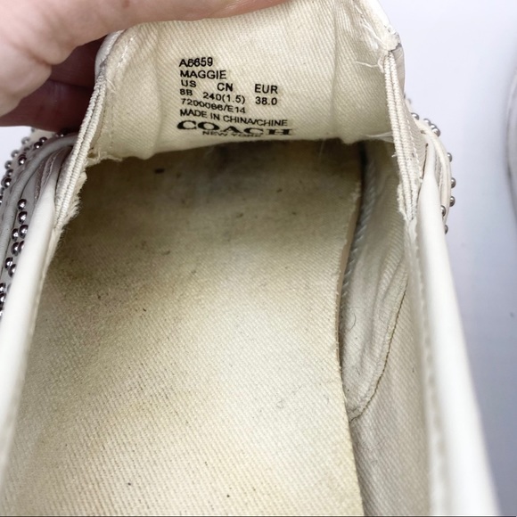 Coach Maggie Studded Slip Ons - Picture 10 of 10